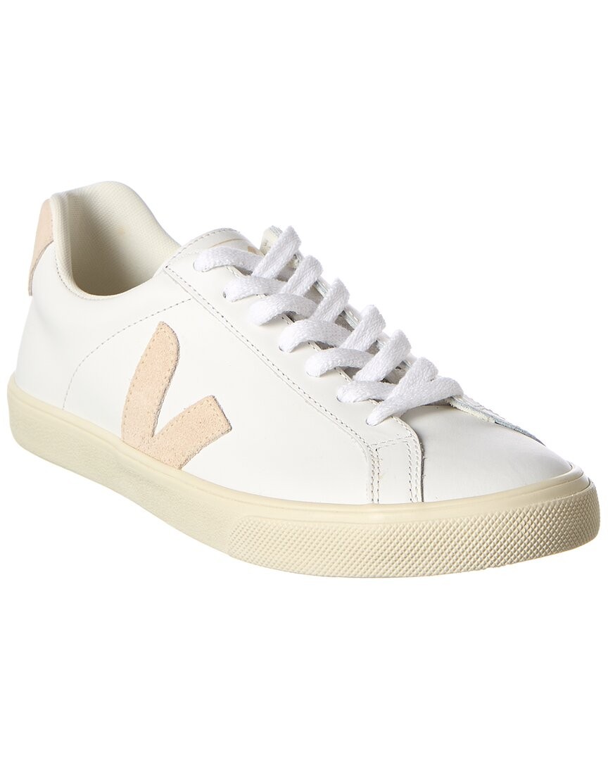 Veja Esplar Logo & Suede Leather Sneaker Women’s White 40