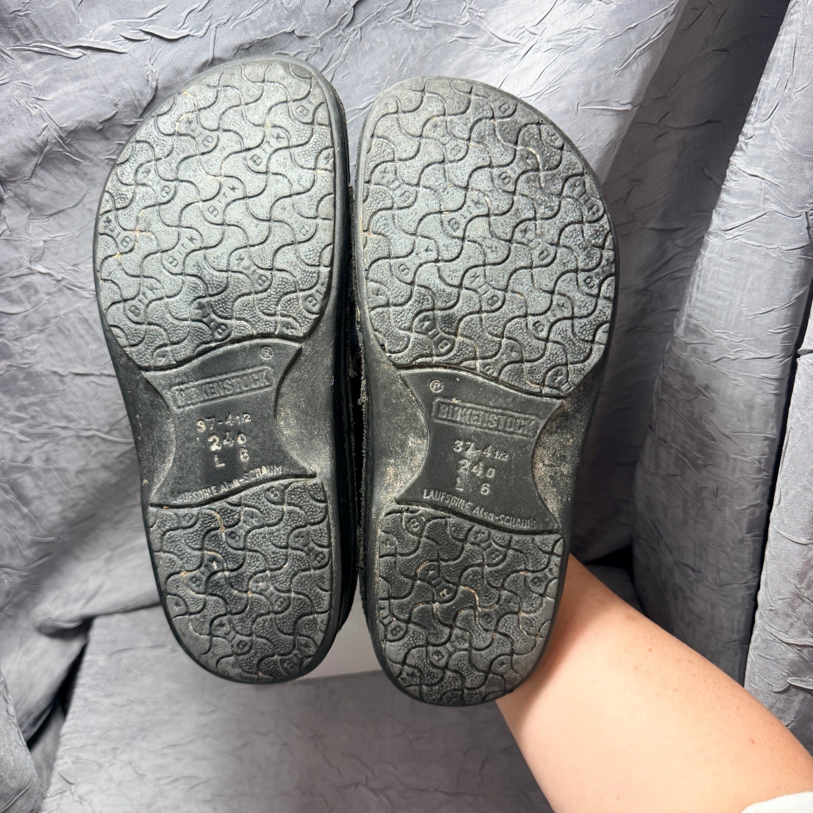 Birkenstock Madeira Black Leather Fisherman Shoes Buckle EU 37 US 6-6.5 Germany