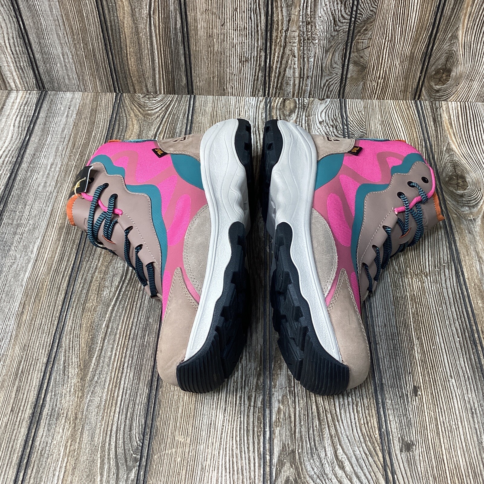 Teva Womens Waterproof Geotrecca Rp Multicolored Hiking Boots US Size 12.5 *NEW*