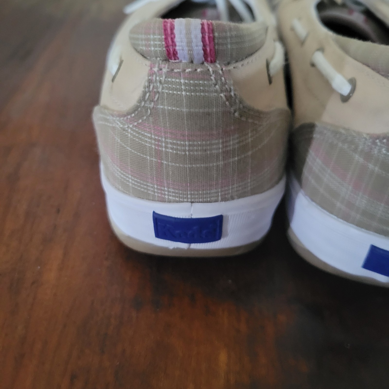 Keds Orginal Women’s 9 Stone Canvas Flat Loafer Lace Up Boat Shoes Casual Travel
