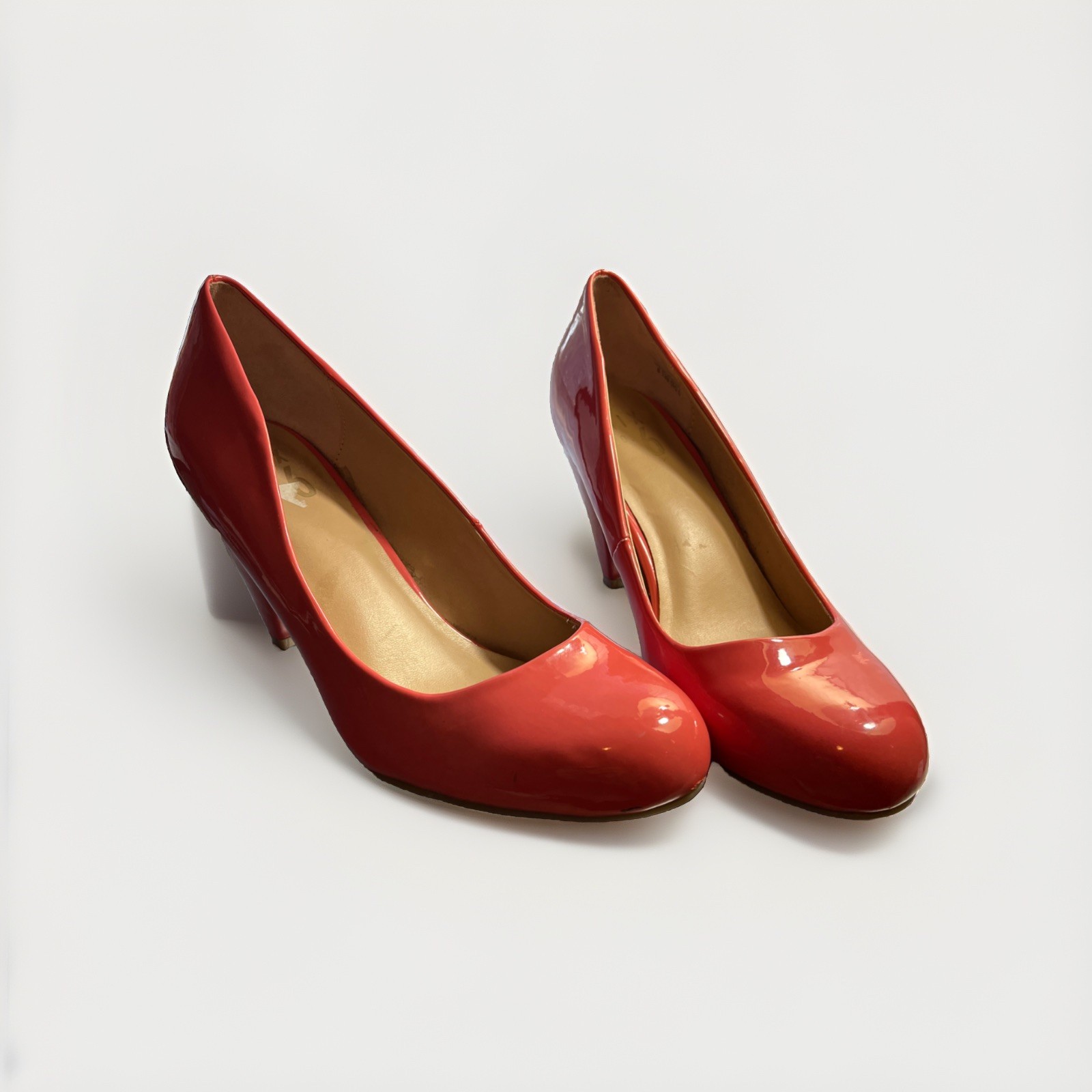 Mix No. 6 Selisa Pink Salmon Patent Leather Pumps Size 8