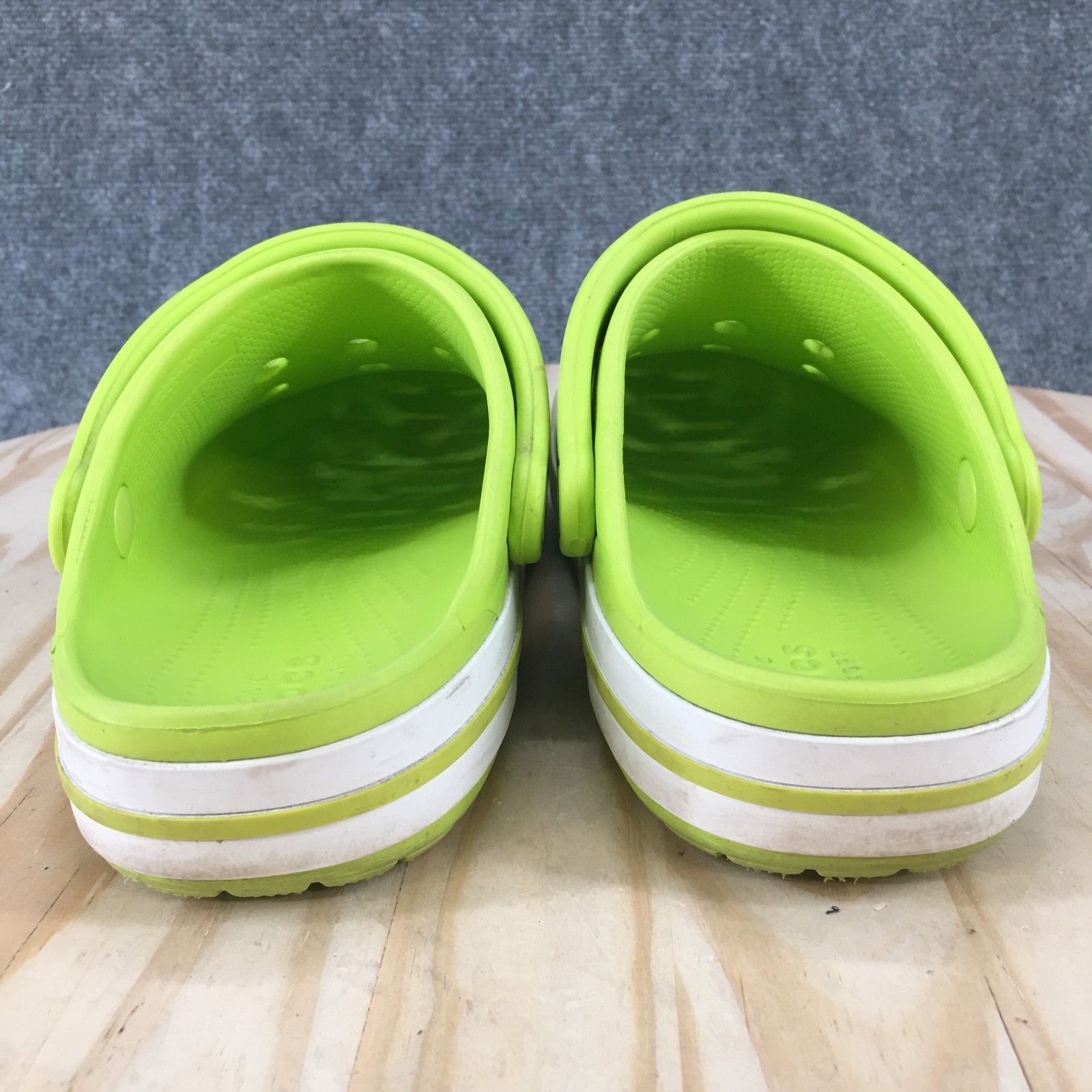 Crocs Shoes Mens 7 Womens 9 Bayaband Casual Comfort Slingback Clogs Green Rubber