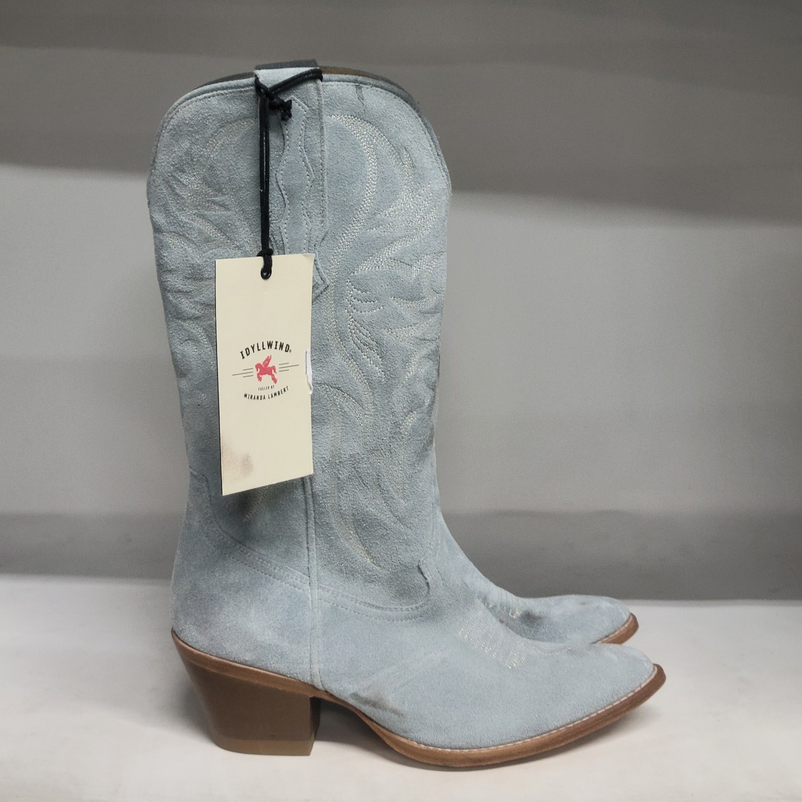 Idyllwind Charmed Life 12″ Western Boot Blue Womens Size 8.5B (fits like a 8)