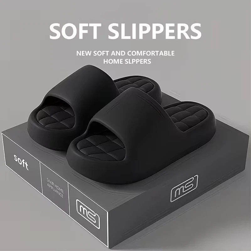 Fashion Women’s Slippers Indoor Thick Soft Sole Anti-slip Wear-resistant Slides