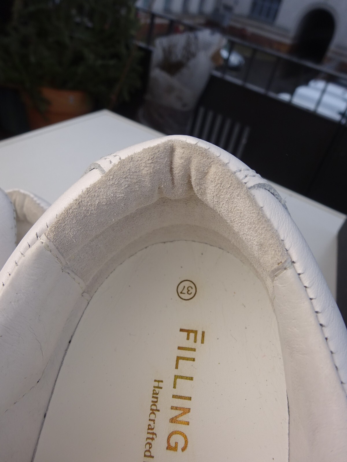 Filling Pieces Mountain Cut Bow White women’s sneaker leather white Portugal size 37 New