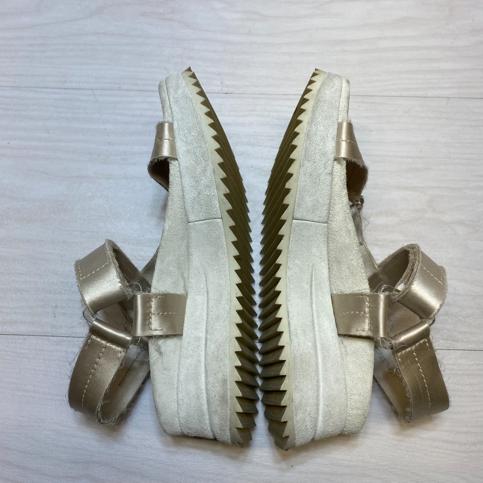 Pedro Garcia Mar Platform Sandals Women’s Size 6.5 Satin Outdoor Comfort