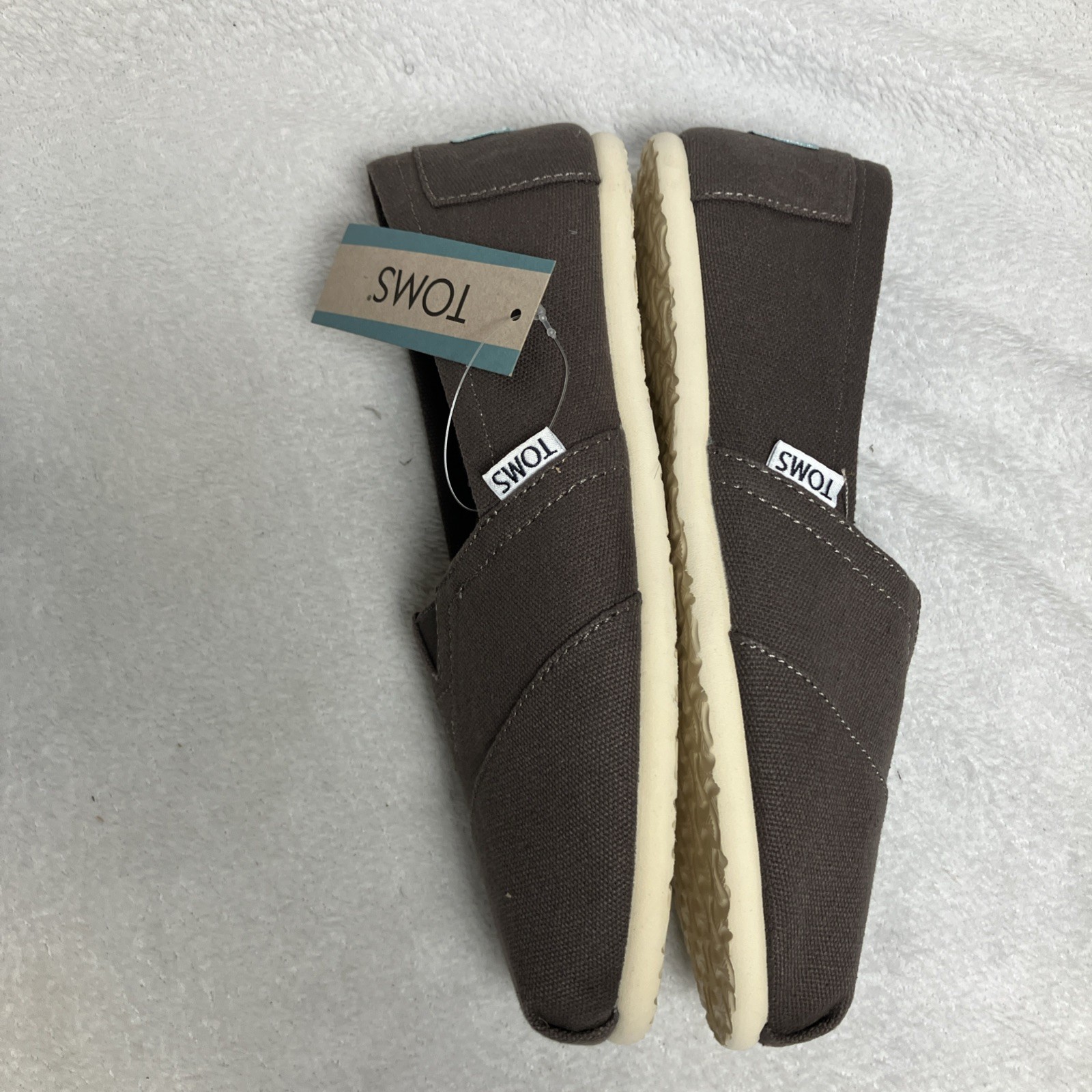 TOMS Alpargata Womens 6.5 Slip-On Shoes Recycled Cotton Canvas Comfort Casual
