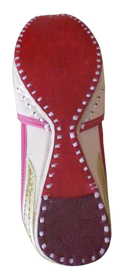 Jutties Shoes Punjabi Indian Women Flats Flat Womens Slip Leather US 7-9.5