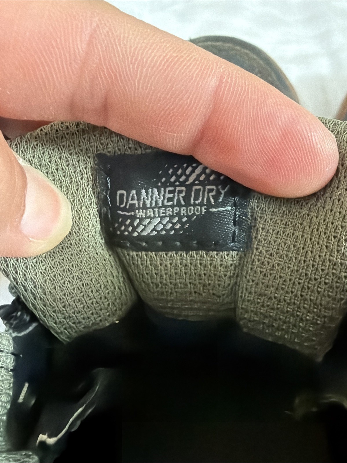 Danner Jag Mid Night Boots Womens 7 Black Leather/Mesh Hiking Trail Waterproof