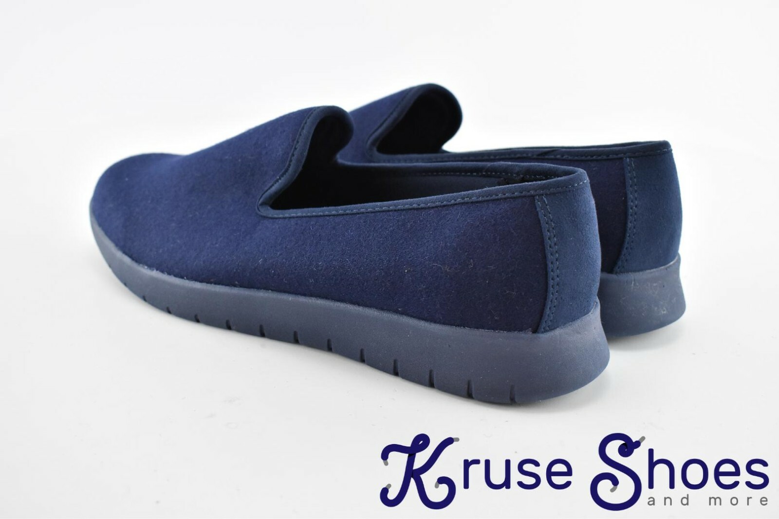 Lands End Women’s Lightweight Comfort Wool Slip On Shoes «Deep Blue» Size 9.5B