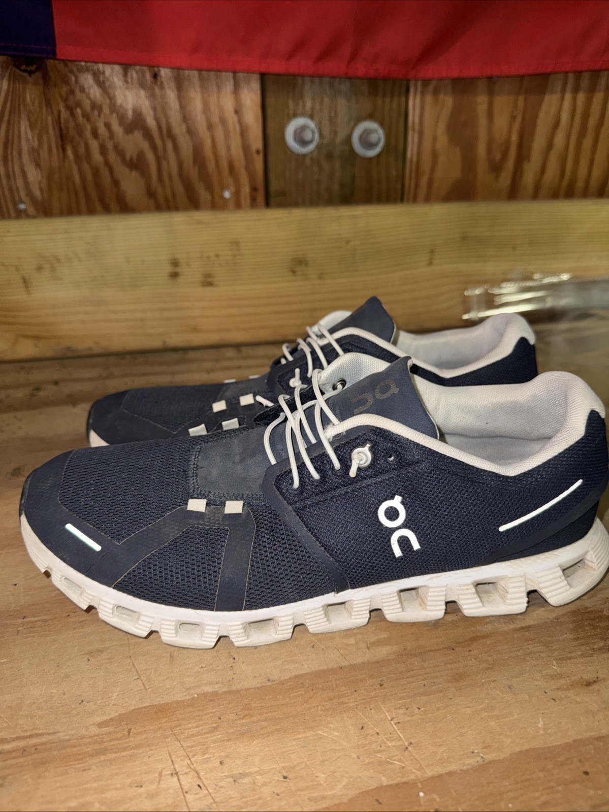 On Cloud 5 Waterproof Blue Running Shoes US Men’s 10.5 CloudTec Light Weight