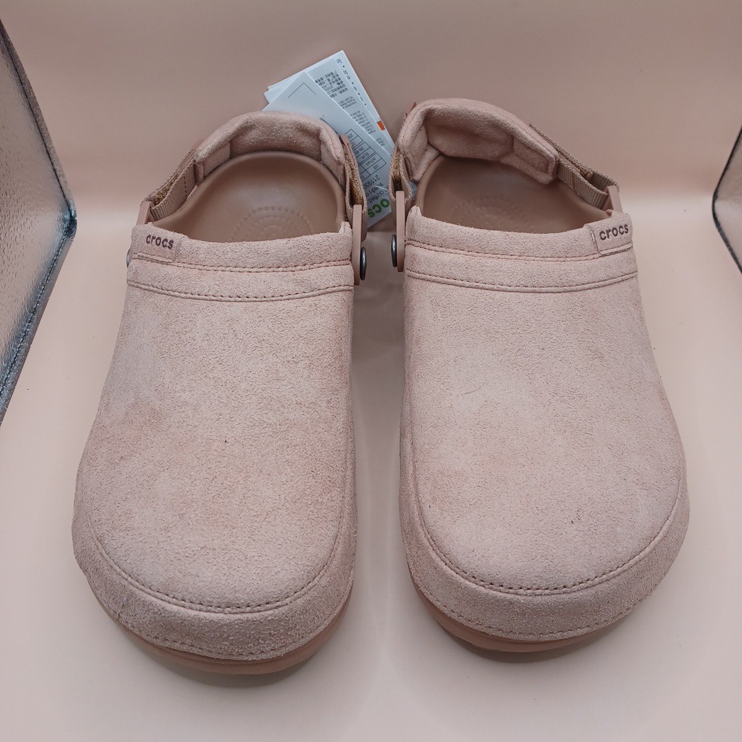NEW Croc Classic Crafted Vegan Suede Clog-Milk Chocolate Size M:7 W:9 US