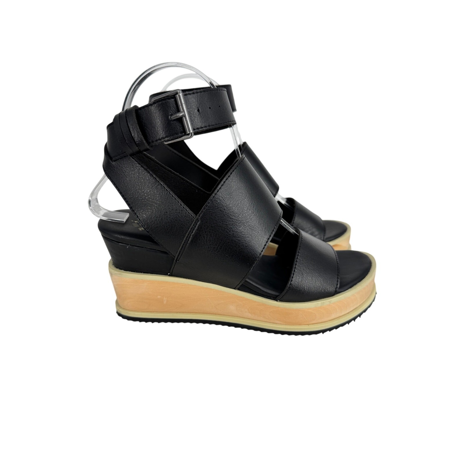 Farylrobin x Free People Dorian wedge platform ankle strap vegan leather sandals