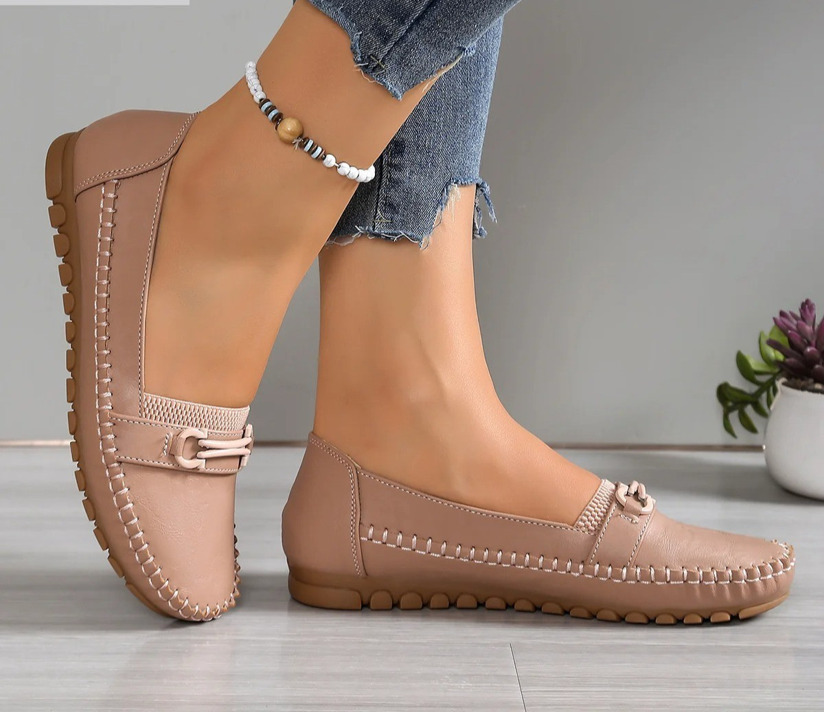 Women’s Slip On Loafers Comfortable Flat Shoes Lightweight Casual Walking