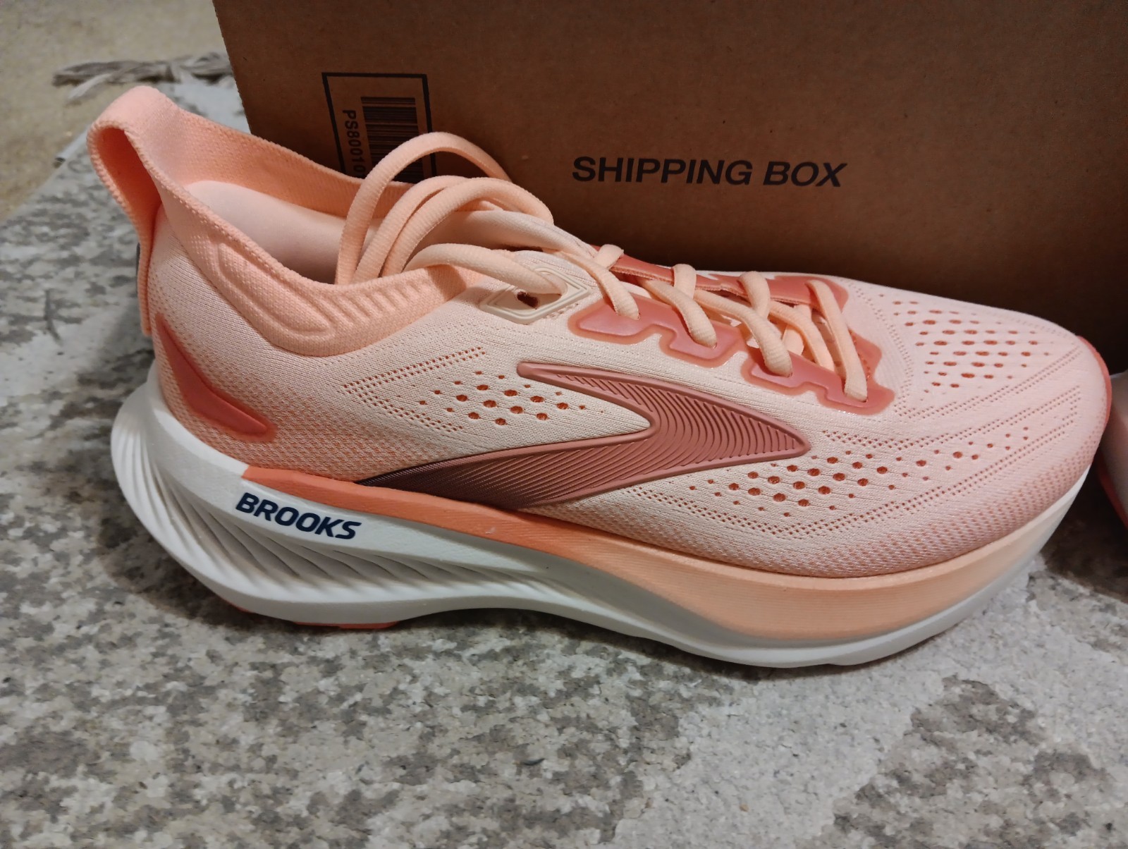 Brooks Glycerin 23 Running Shoes Coral Peach Woman’s Size 7.5 B MEDI 1204651B822