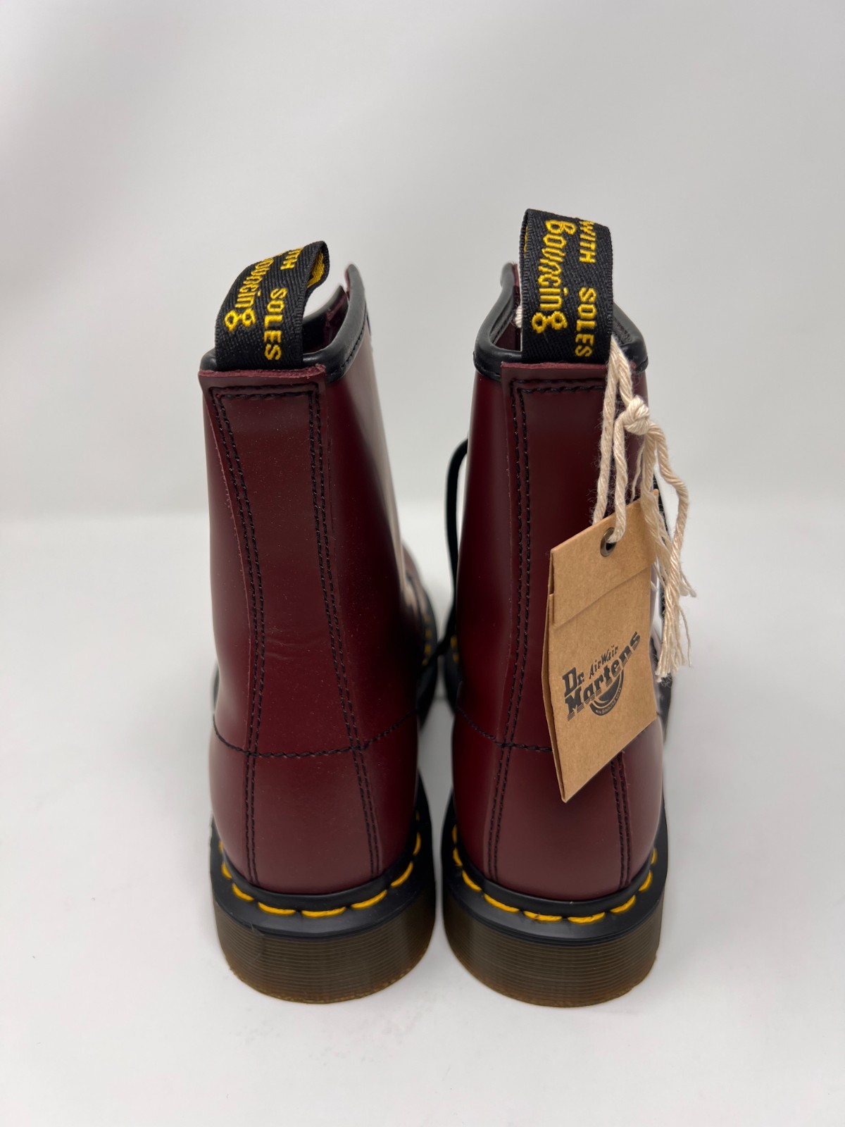 Dr Martens Boots – Dr Martens 1460 Smooth Boots – Cherry Red （W US：5/ M US：4）