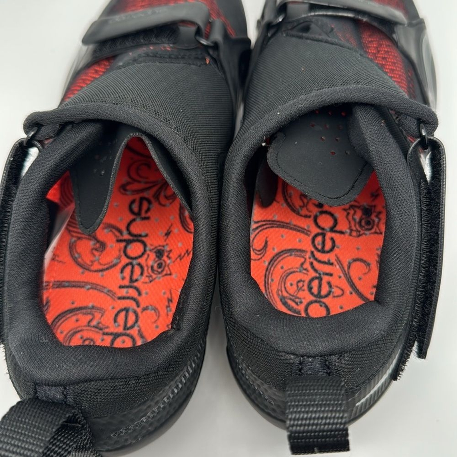 Nike SuperRep Cycle Hyper Crimson Indoor Cycling Black Red Shoes Size 8 NEW