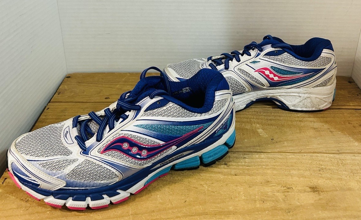 Saucony Shoes Womens Size 8.5 Wide Mesh Running Guide Power Grid 8mm S10257-1