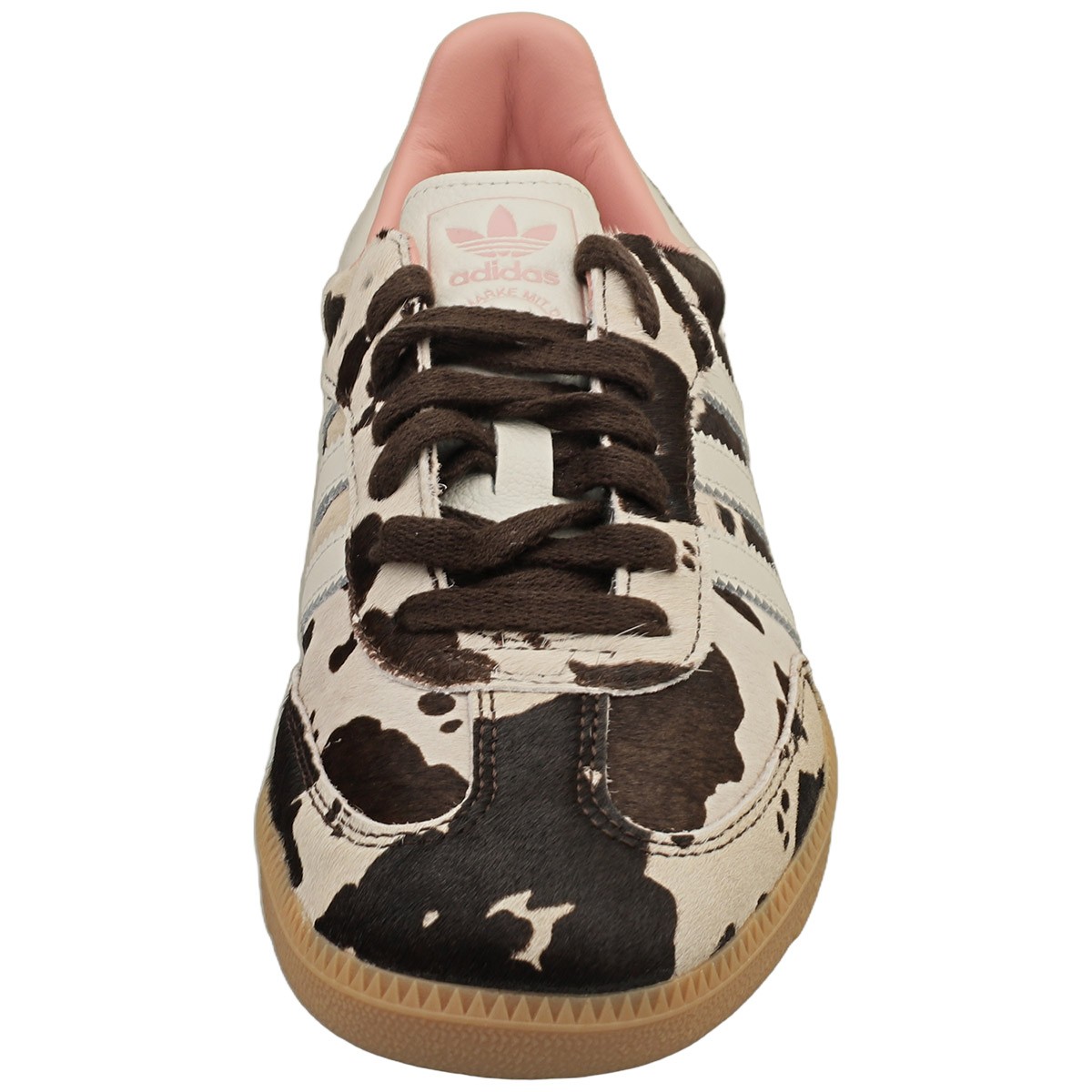 adidas Samba Og Womens Fashion Sneakers in Cow Print