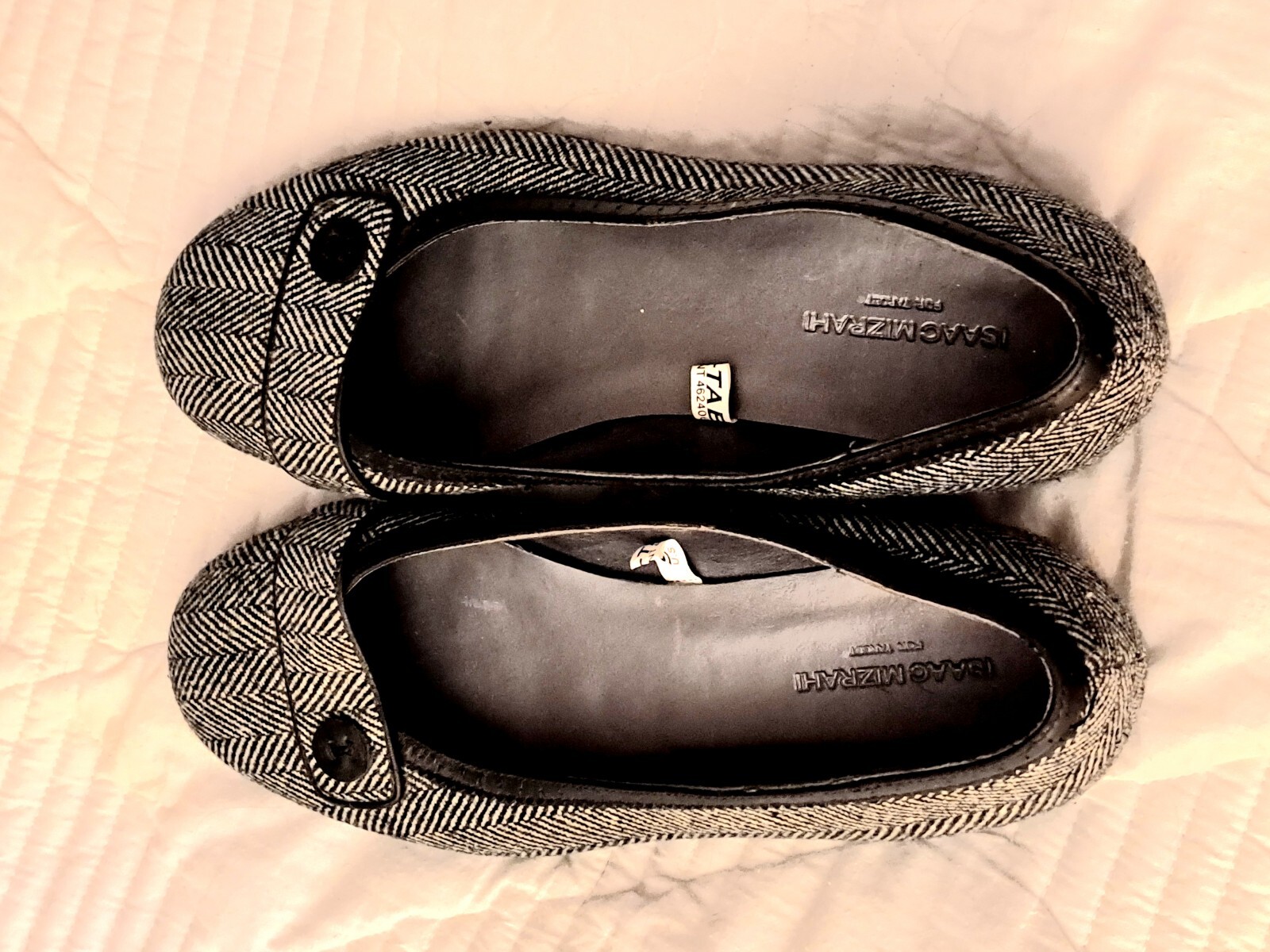 Womens Shoes Size 8 1/2 Isaac Mizrahi Target Exclusive B & W Pattern