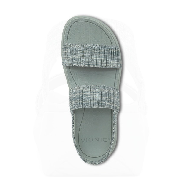 VIONIC Women’s Beach Sky Platform Slingback Sandal – Iceberg Green, Medium (NEW)