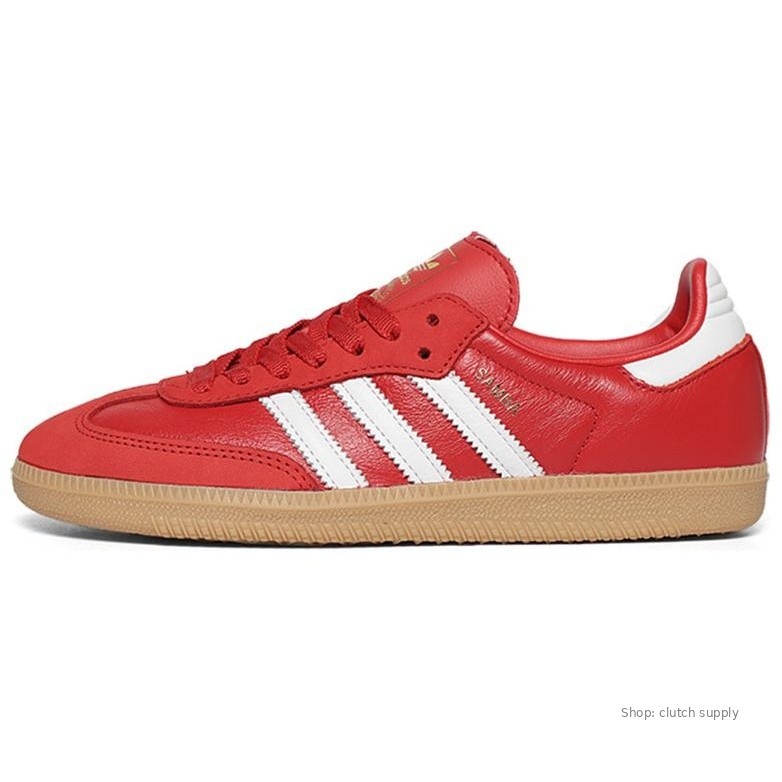 IE6524 adidas originals SAMBA OG Red Women Shoes Sneakers