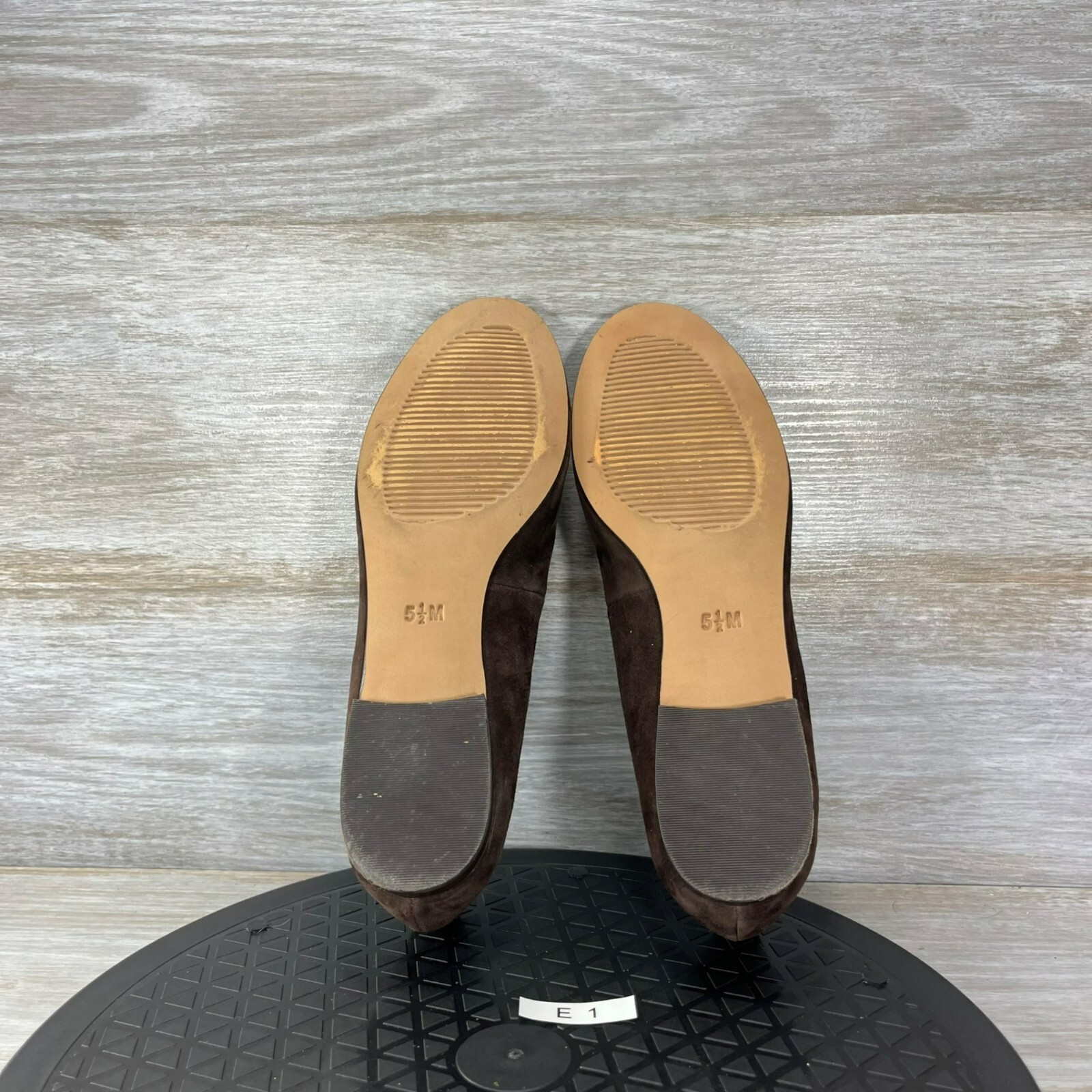 Talbots Women’s Brown Suede Slip On Flats Size 5.5