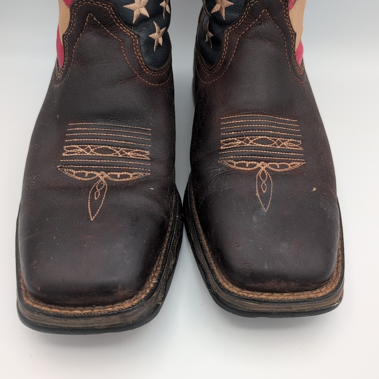 Lady Durango Rebel Western Cowboy Patriotic American Flag Boots Women’s Size 10