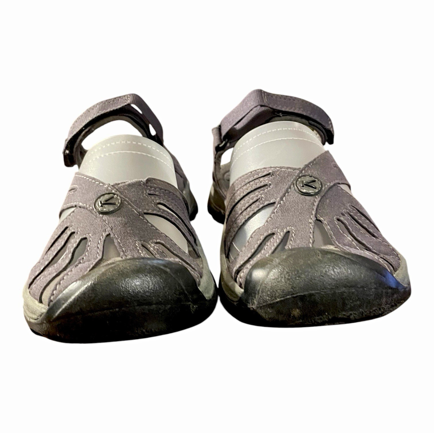 KEEN Rose Women’s Sport Sandals Suede Gray US 9.5