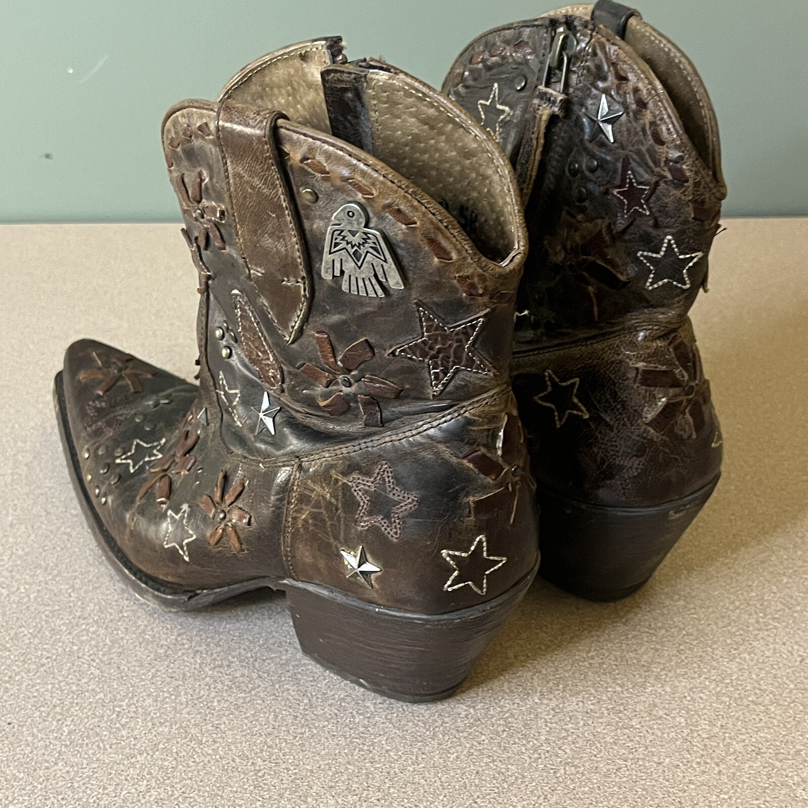 Ariat Starla Western Boot ATS Technology Premium Leather Star Embroidery & Studs