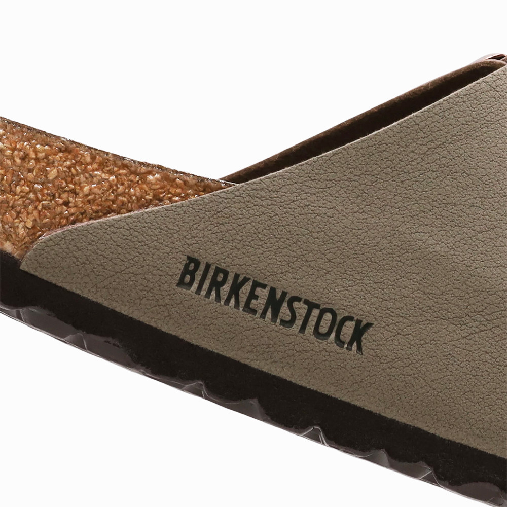 Birkenstock Arizona Birkibuc® Cork Footbed Stone Two Strap Sandal Unisex Shoes