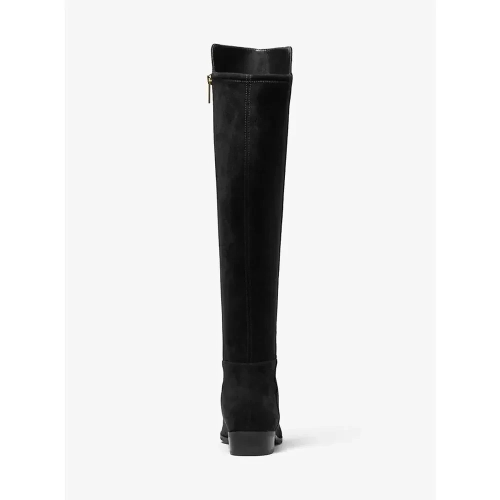 Michael Kors MK Bromley Black Suede Knee High Boots US 5.5 EU 35.5