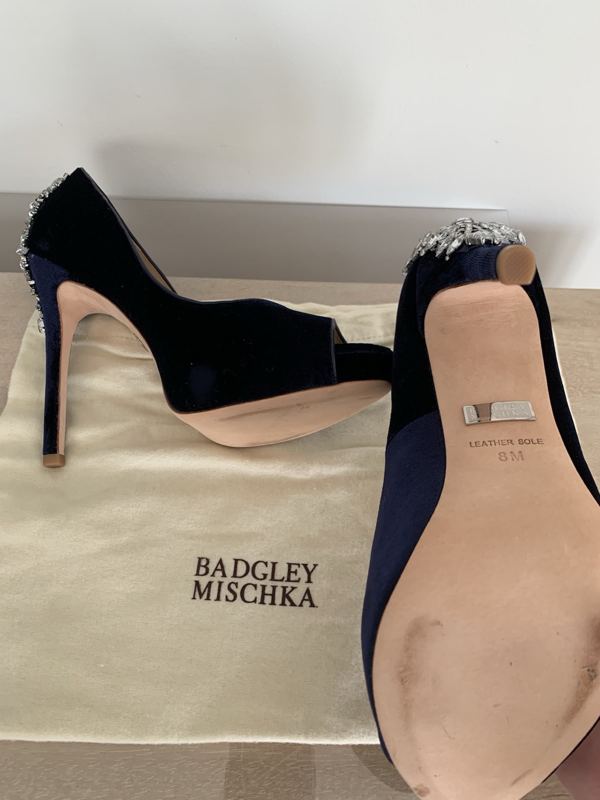 Badgley Mischka Kiara Pump – 8 – Navy – NWOT
