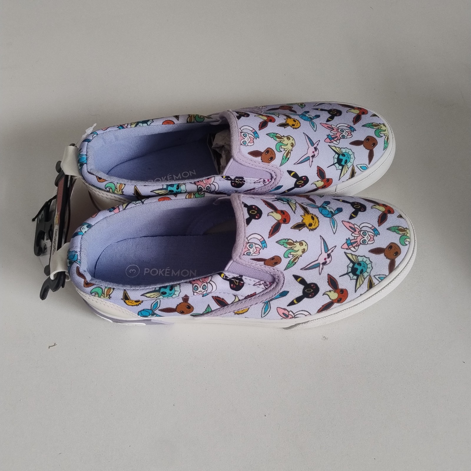 New Pokemon Shoes Women/Girl’s Size 3 SlipOn Eeveevolutions