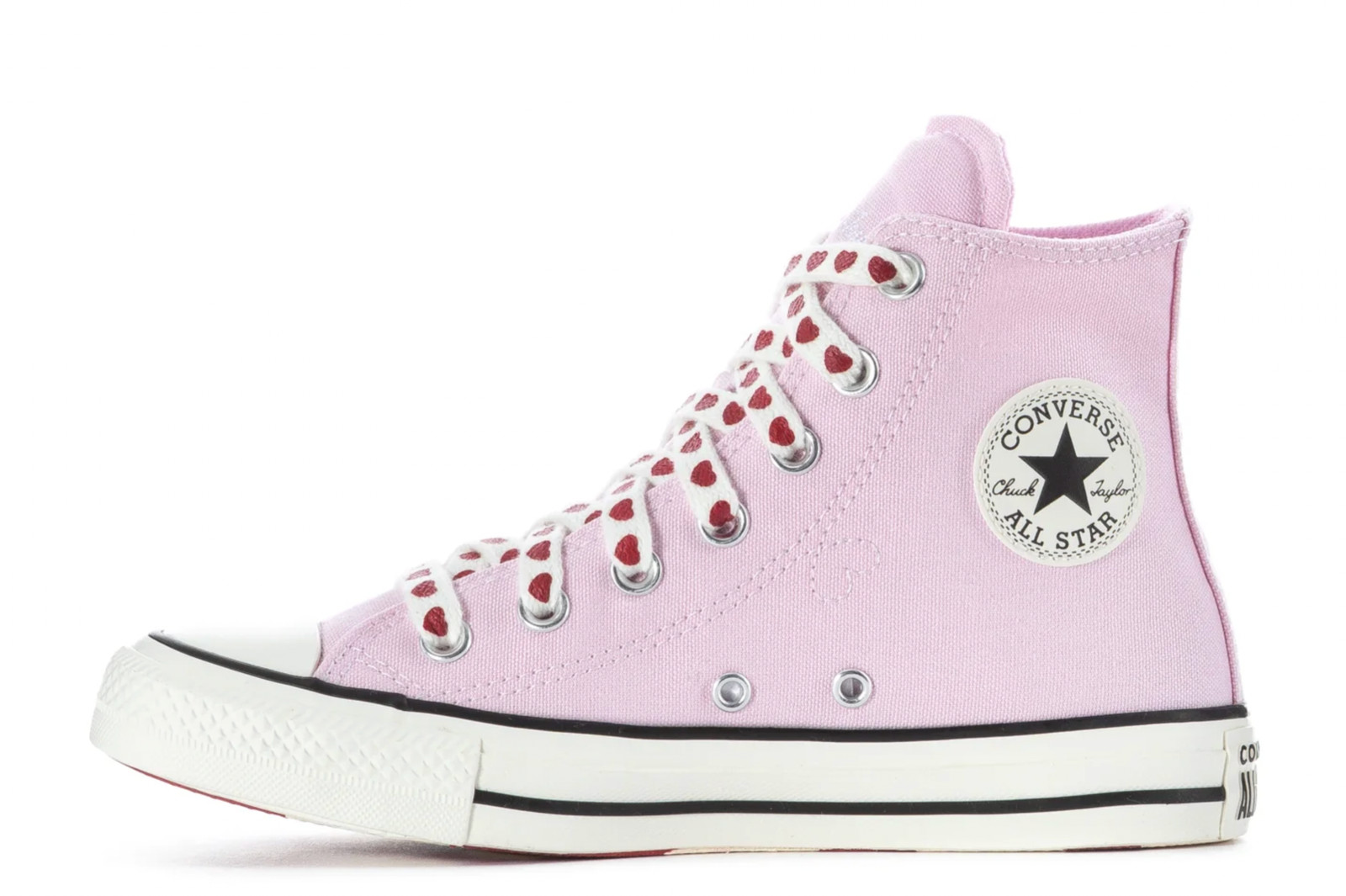 Converse Women’s Chuck Taylor All Star Pink High-Top Valentine’s Day Sneakers Wo