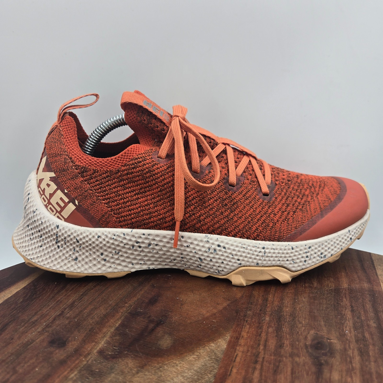 Rei Co-Op Swiftland MT Shoes Women’s 11 Orange Knit Trail Running Sneakers