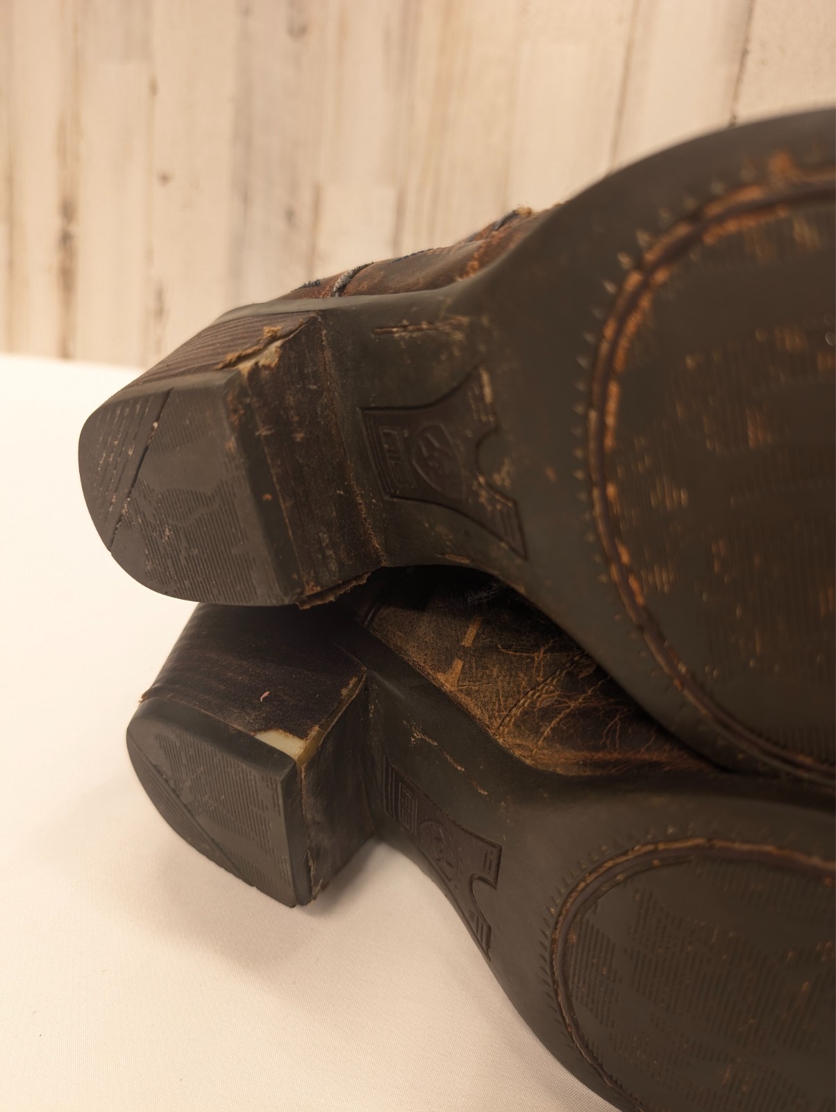 Ariat AT4 women sz 8B brown snip toe leather western boots