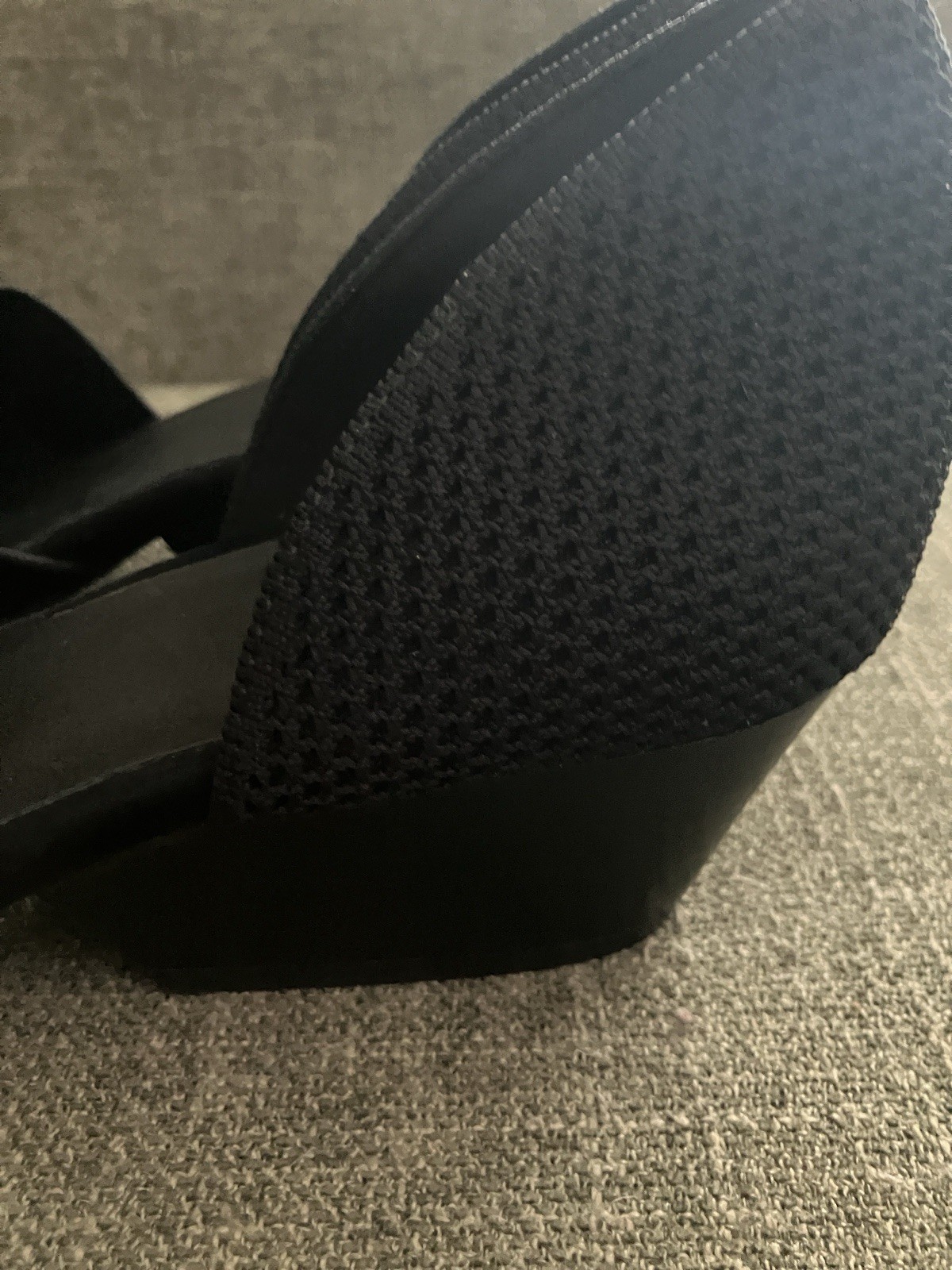 Eileen Fisher Women’s Black Synthetic Pointed Toe D’Orsay Slip On Heels 7.5