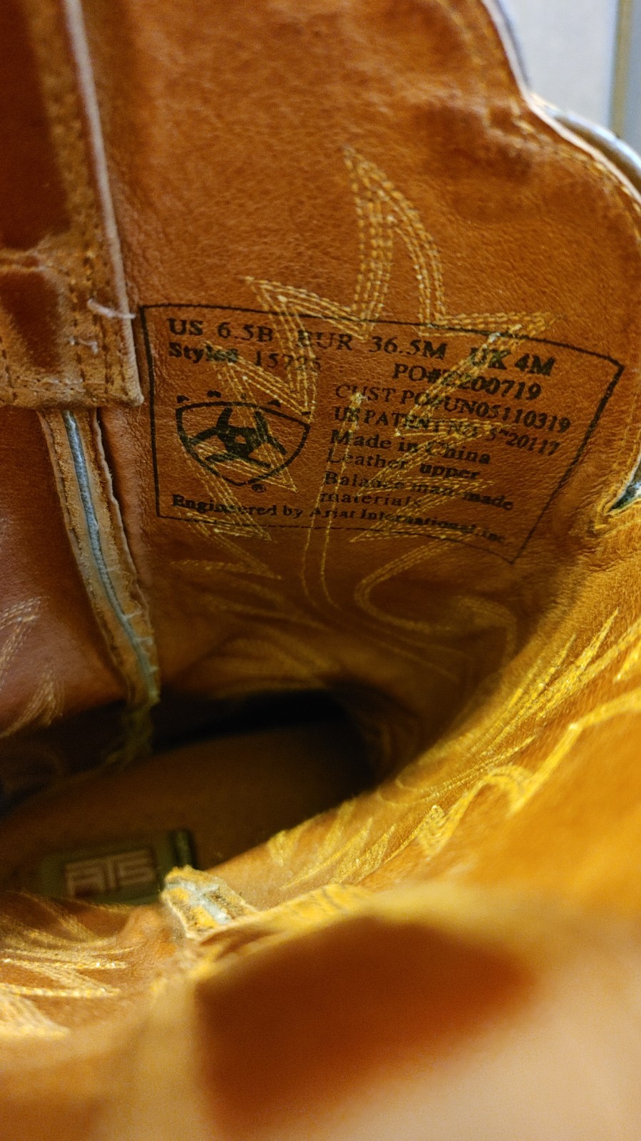 Ariat Heritage cowgirl boots womens size 6.5B style 15725