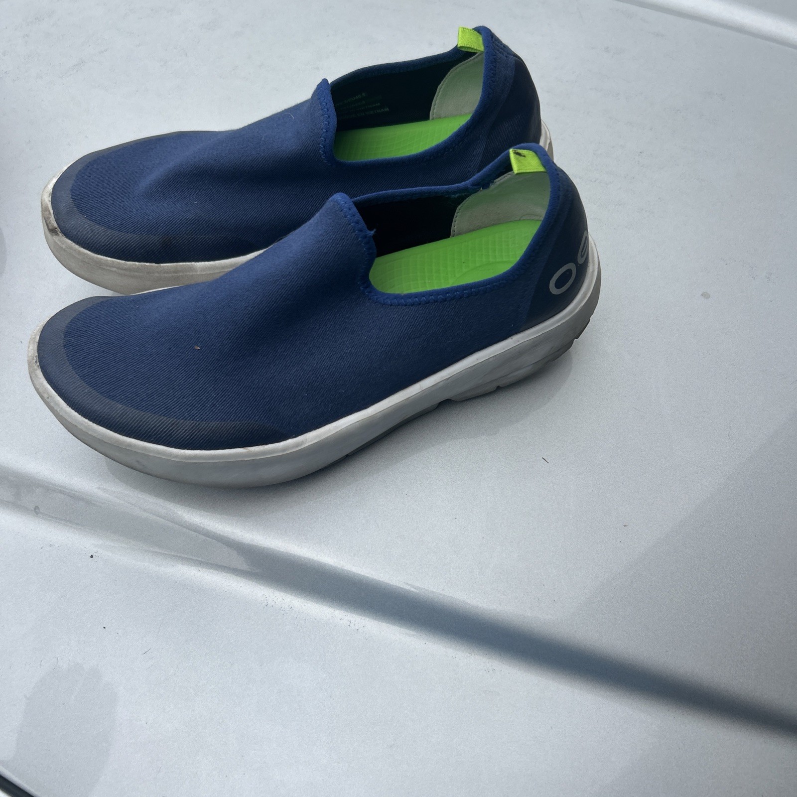 OOFOS Oomg Eezee Low Recovery Comfort Blue Shoes Women’s Size 9.5 Sneakers