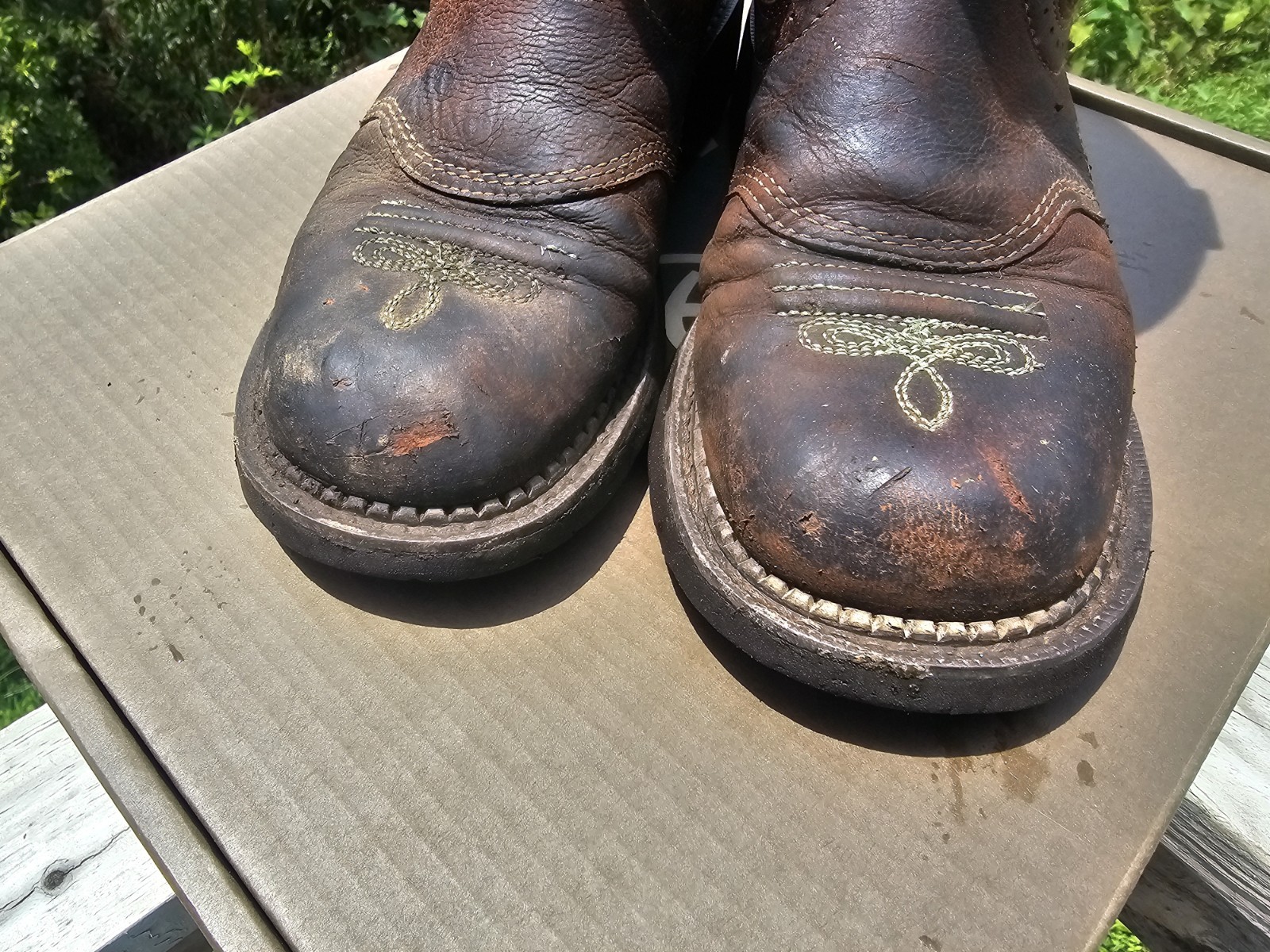Sz 7 Ariat Fatbaby Women’s Leather Boots