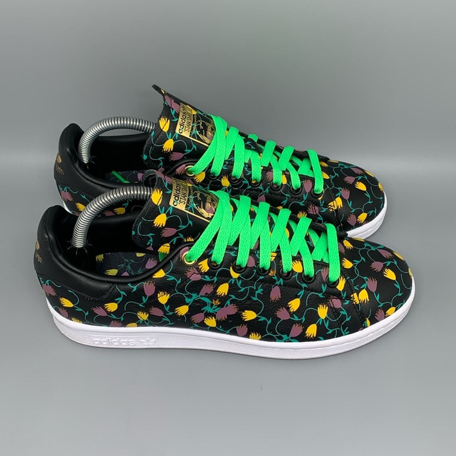 Adidas Stan Smith Floral Print Shoes EH2036 Women’s Sz 8