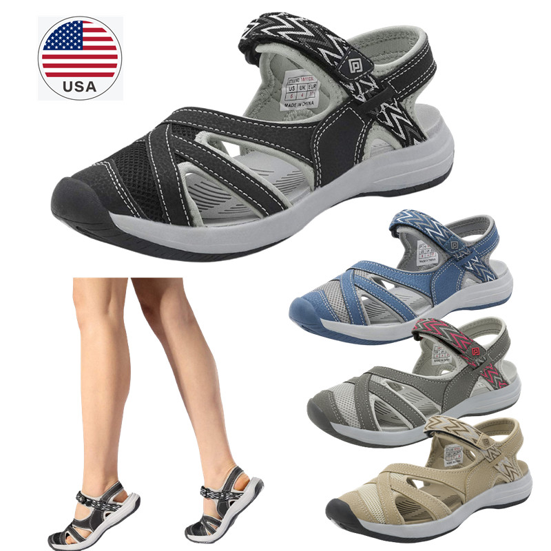 Womens Hiking Lightweight Sandals Sport Slides Outdoor Beach Shoes US 5-11