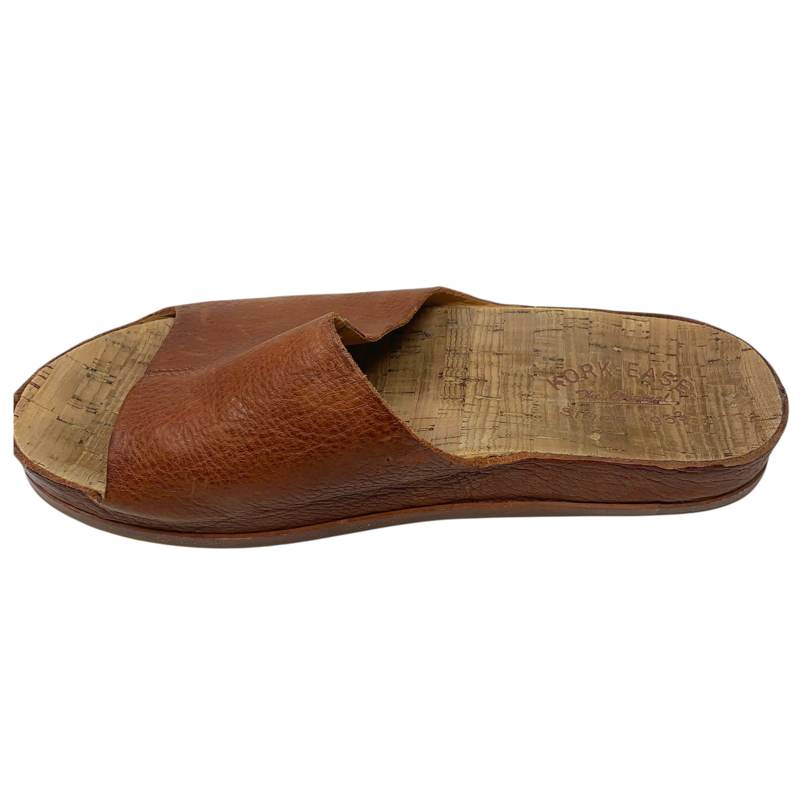 Kork-Ease Tutsi Slide Sandals Women’s 9 Brown Leather Cork Comfort Slip On