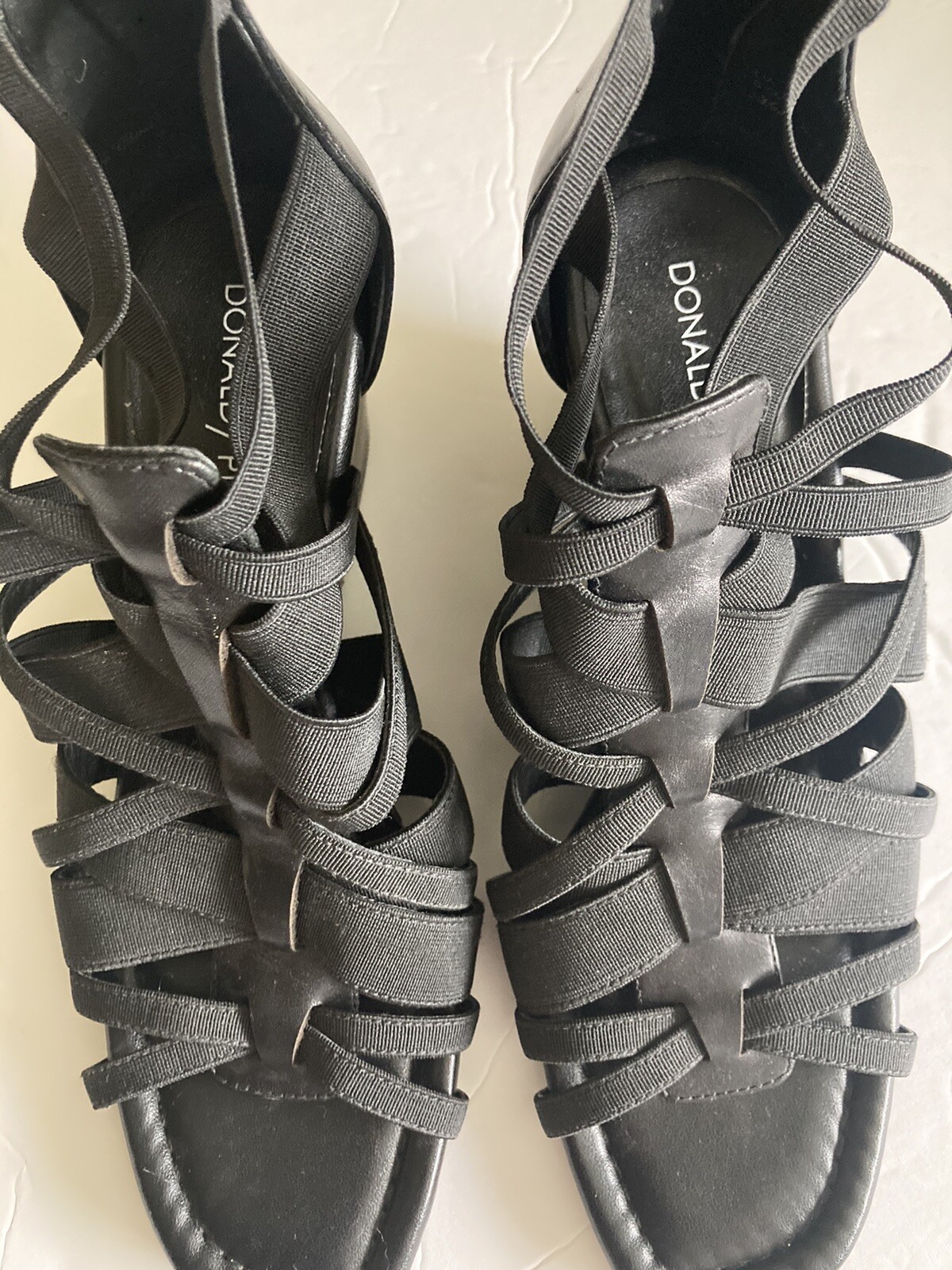 New Donald Pliner Wedge Sandal Stretch Wedge Lia 6.5