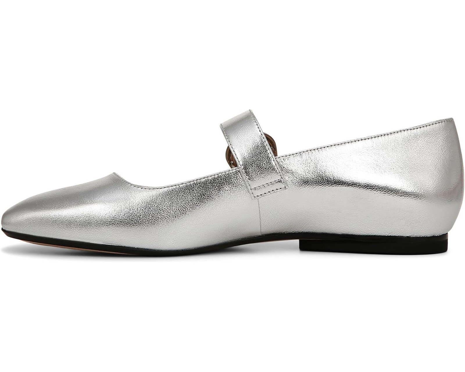 Naturalizer Women’s Carter Silver Flats NW/OB 9.5M