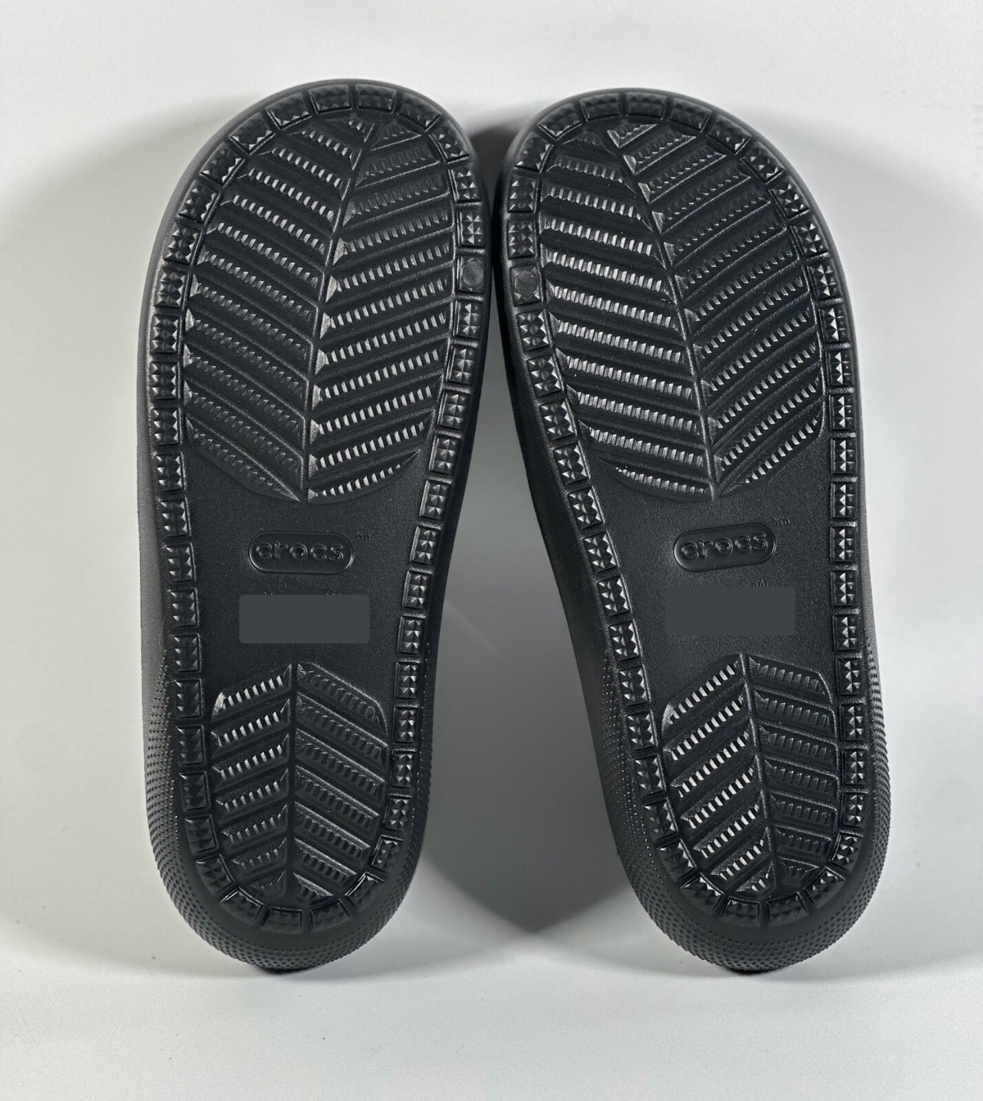 Crocs Adult Unisex Classic Two-Strap Slide Sandals – Black