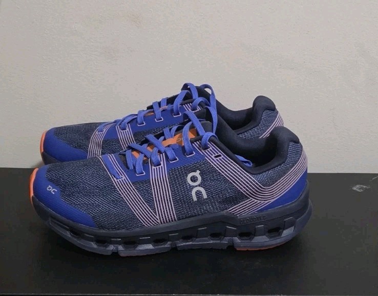 On Running Cloudgo Womens Size 8 Blue Orange Running Shoes Sneakers 55.98233