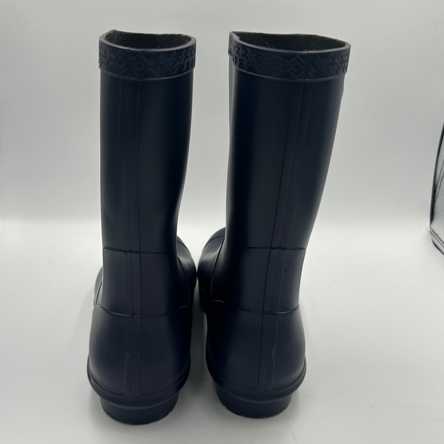 UGG Shaye Navy Blue Rubber Waterproof fur lined boots