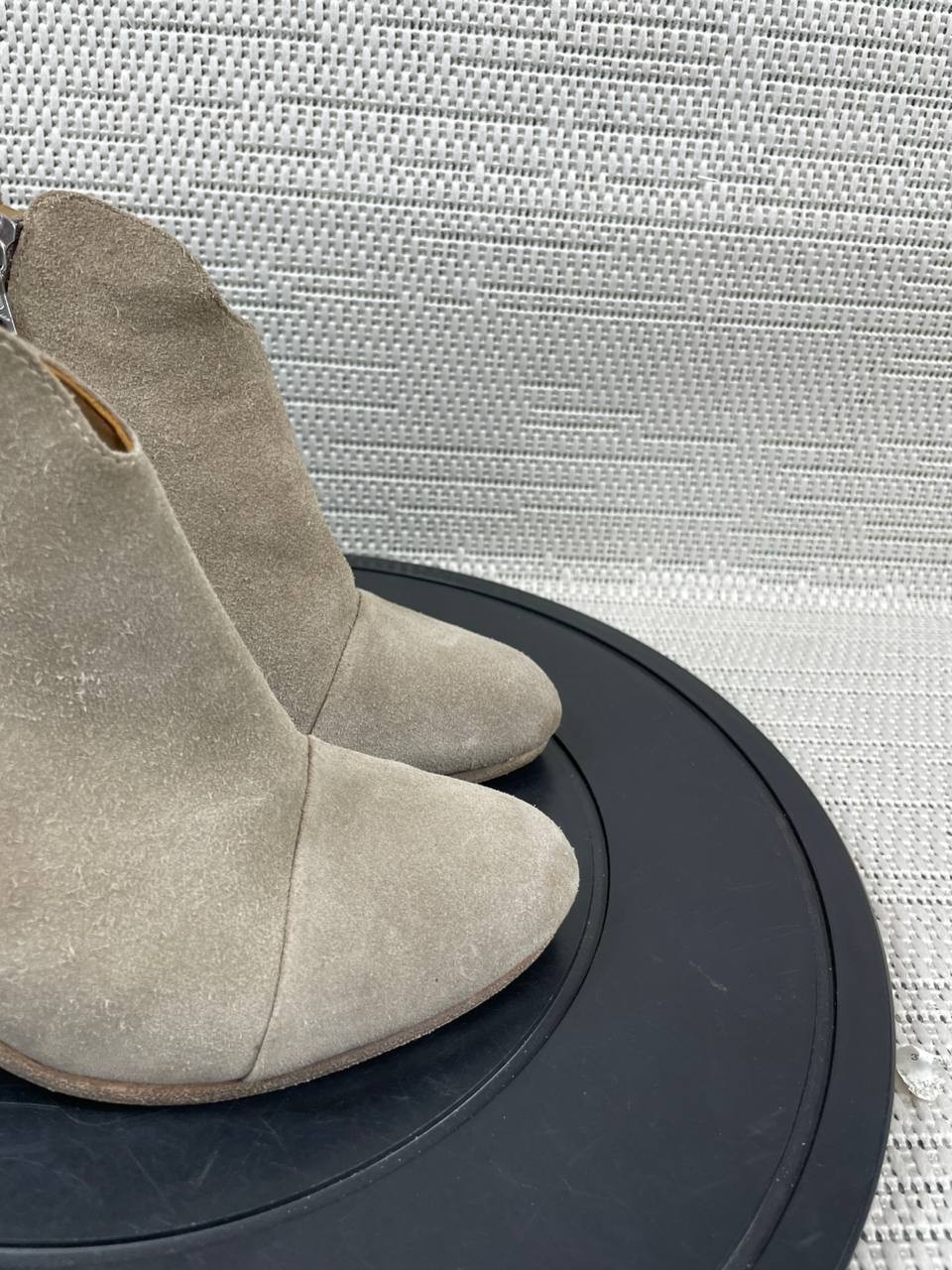 Rag & Bone Boots Womens Size 40 Eu 9.5 Us Margot Gray Suede Ankle Heeled Bootie